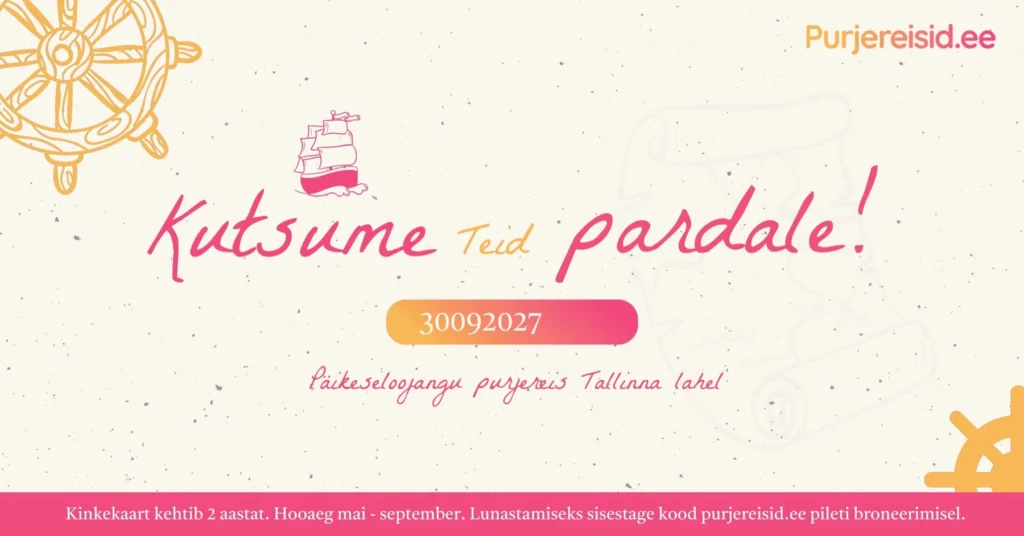 Purjereisid.ee kinkekaart 2027