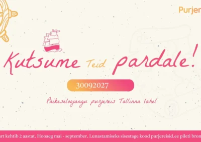 Purjereisid.ee kinkekaart 2027
